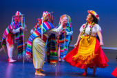 UCSC mainstage dancers from the region of Michoacan Purepecha and La Danza de los Viejitos
